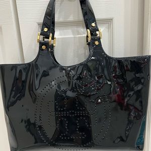 Tory Burch Bombe Patent Leather Tote